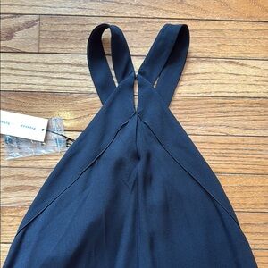 Proenza Schouler Black Halter Blouse